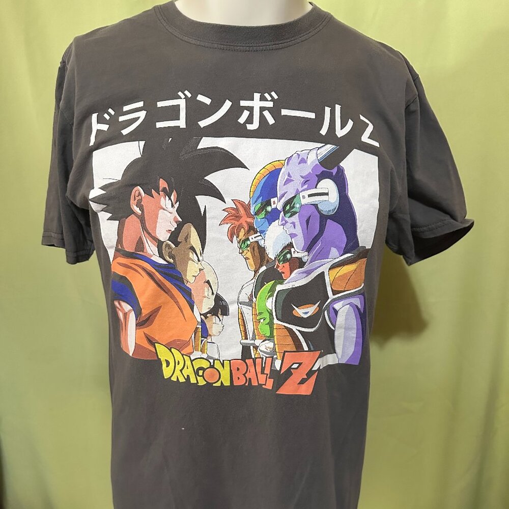 Dragon Ball Z Toei Animation Men's Dark Gray T Shirt Large Cotton
